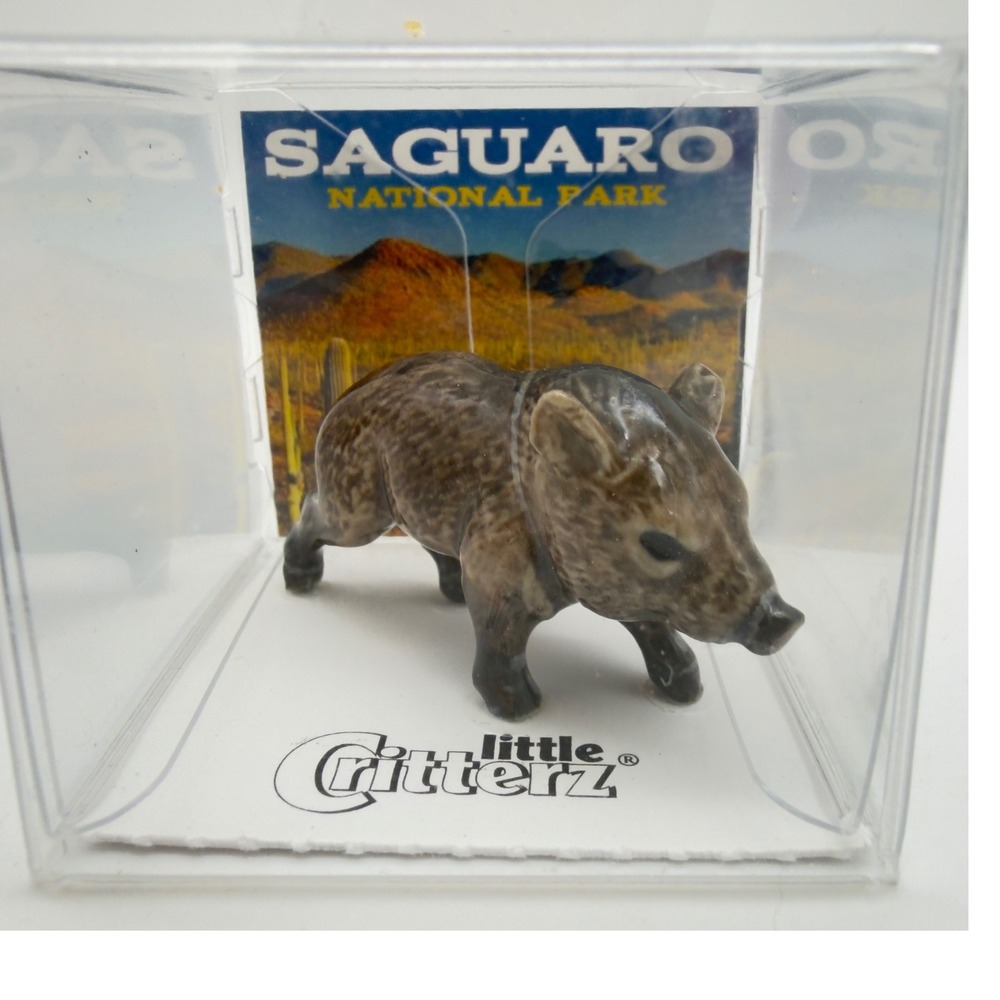 Little Critterz Jabali Javelina Porcelain Miniature Saguaro National Park LC942